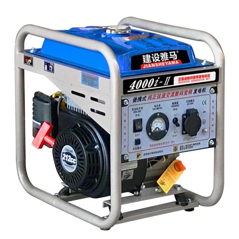 重庆建设雅马大功率汽油家用四冲220V小型便携焊机数码变频发电机
