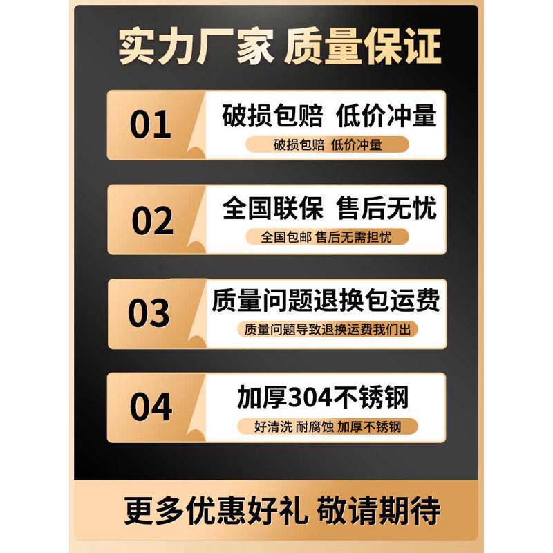 304商用不锈钢推拉门工作台商台柜面用厨房操作台储物柜打案板荷