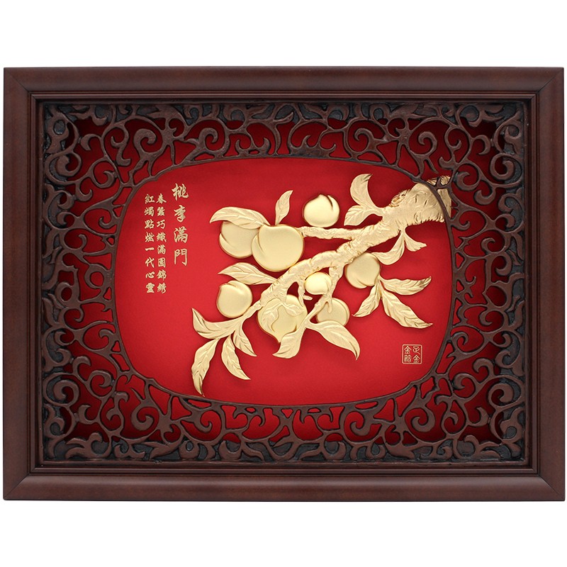 桃李满门立体金箔画创意教师节礼物送老师的实用创意礼品毕业送礼