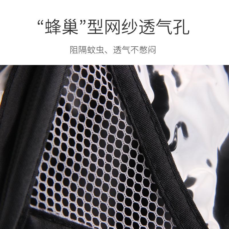 防水婴儿车雨罩伞推车童车防雨罩遮雨罩高景观溜娃神器防风罩通用图片