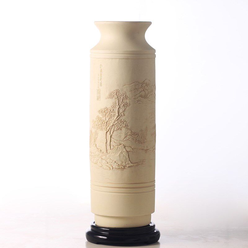 中式家居样板间摆件创意装饰花器花瓶工艺品书房笔架桌面文房四宝