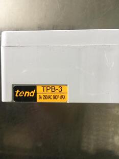 天得盒式按钮开关TPB-3三位启动停止自复位铜件3A250VAC600V MAX