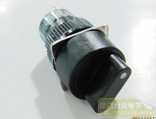 选择开关 AS6-K 短柄旋钮开关二档 直径16MM 两档选择开关 现货