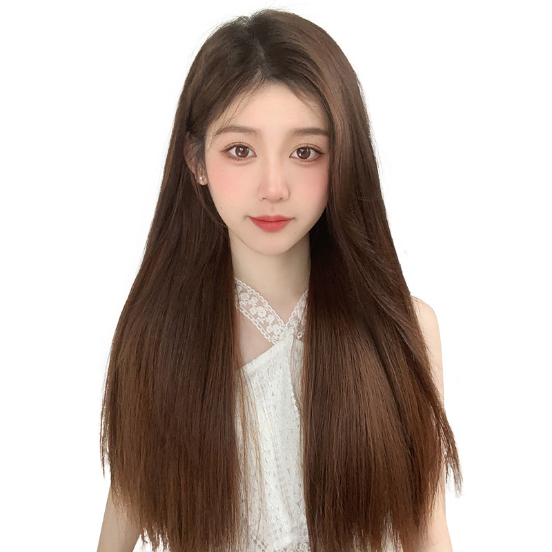 假发片女长发一片式u型长直发接发片发量增多神器蓬松三片式发片