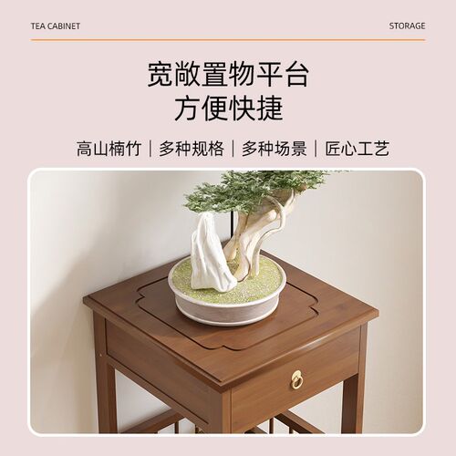 花架置物架阳台花架子客厅落地式移动实木多层植物多肉花盆阶梯架