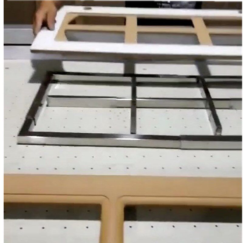 吸塑覆膜机门板支架模压橱衣柜抽屉不锈钢拉伸器  玻璃门伸缩垫板