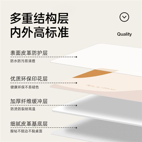 鞋柜台面保护垫子防水防油防尘皮革桌布长方形免洗电视柜餐边柜垫