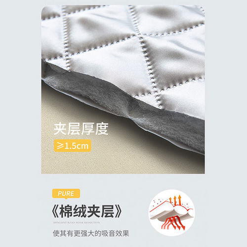 专业吸音隔音门帘酒吧隔音帘超强隔音房间马路边棉帘子加厚免打孔