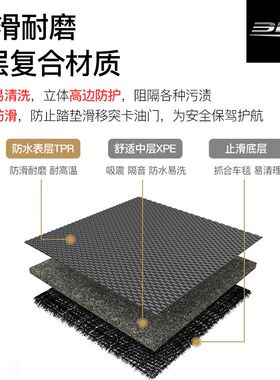 3D脚垫适用大众朗逸速腾迈腾探岳CC宝来polo专车专用环保无味防水
