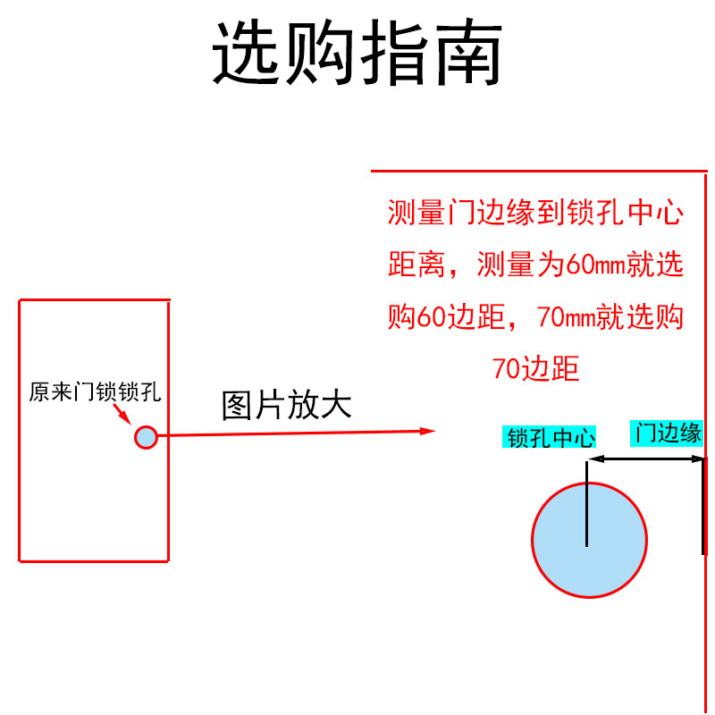 替换改装球形锁球型锁圆球锁球柄锁单舌执手锁室内门木门锁具通用