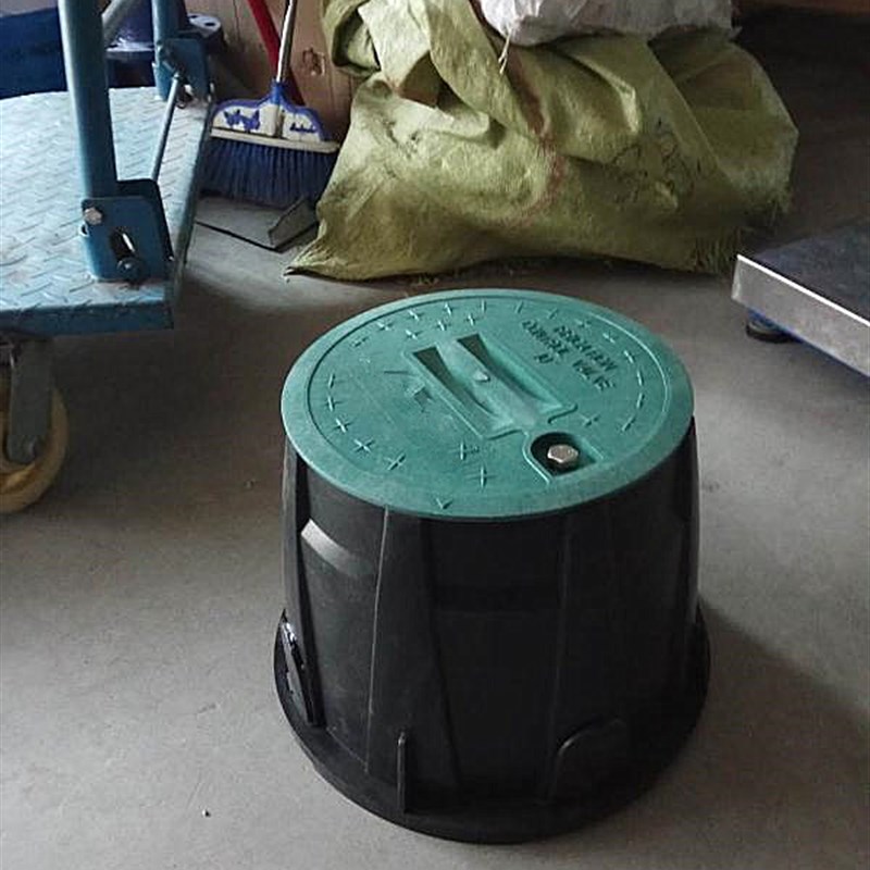 VB-910阀箱10寸阀门箱 取水箱电磁阀箱 取水阀箱塑料阀门井保护盒图片