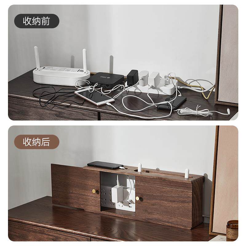 实木wi置fi89575路器收理线器/集线器/绕线