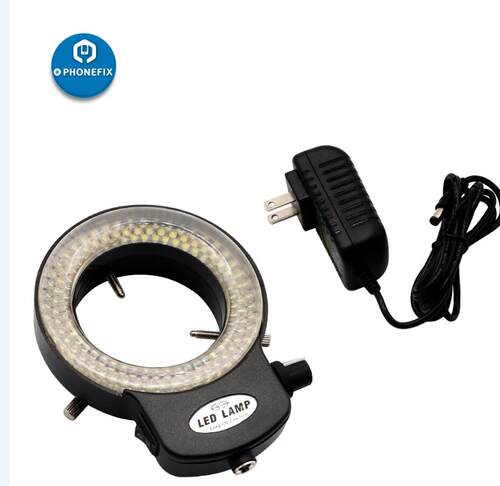 Adjustable 144 LED Ring Light illuminator Lamp Microscope