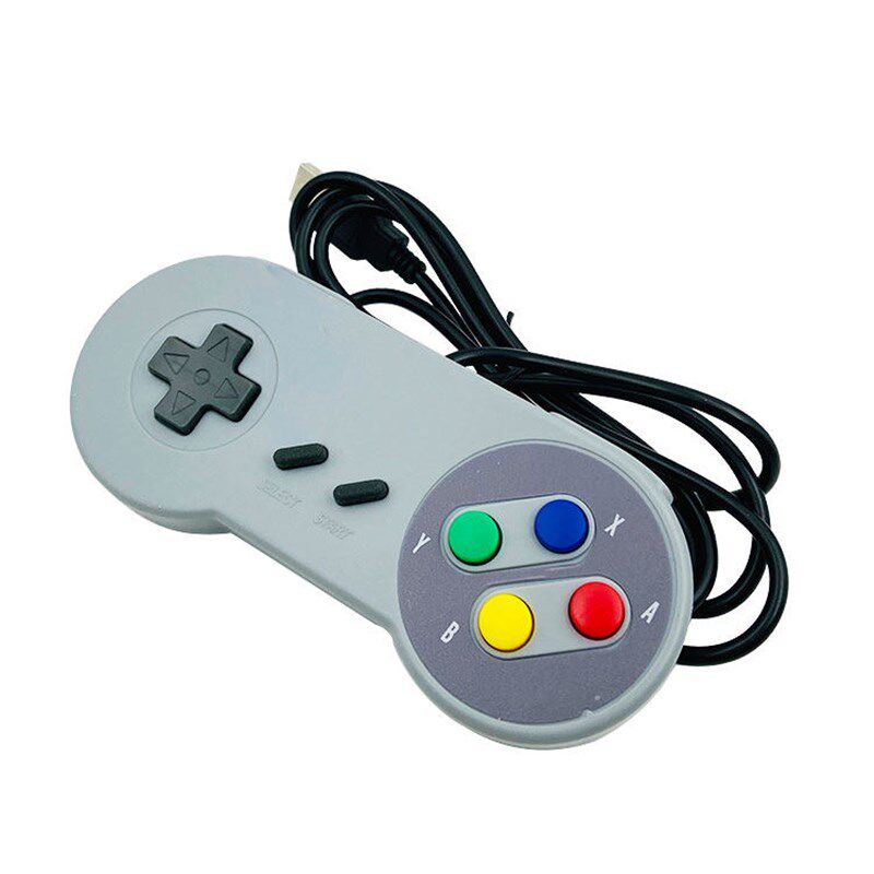 SNES SFC电脑有线长1.5米手柄USB超任小鸡模拟器PC游戏手柄