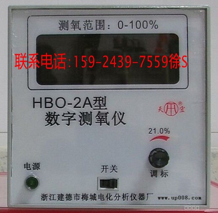 HBO-2A数字测氧仪 氧含量测定仪  氧浓度测量仪 氧气分析仪含电极