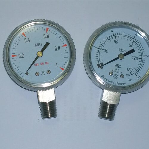 316L 不锈钢压力表 径向压力表 0-1.6Mpa 2.5Mpa 0.4Mpa 高品质
