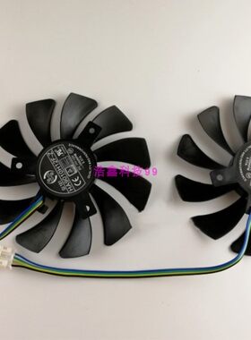 旌宇RX570 RX580 8G显卡风扇  扇叶4线温控静音 显卡扇叶包邮