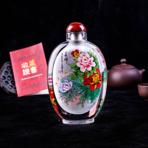 新品上架内画鼻烟壶非遗手工艺中国风出国礼品送老外特色定制礼品