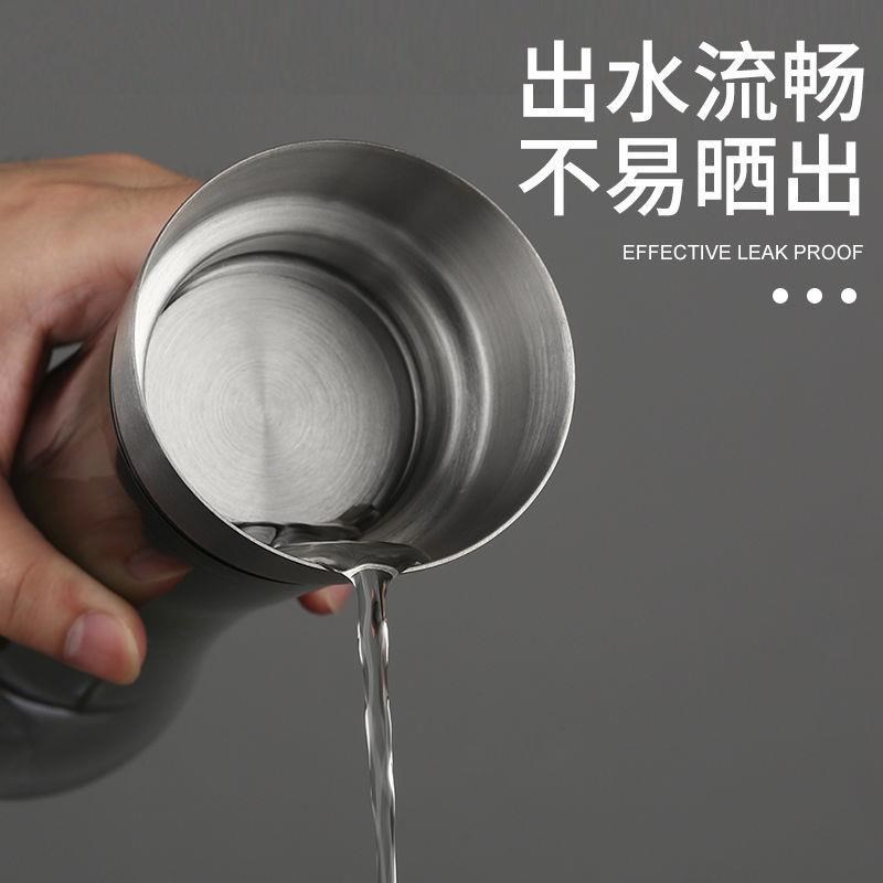 不锈钢盖洋酒扎壶商用冷水壶酒吧耐高温凉水壶亚克力果汁壶冷饮壶