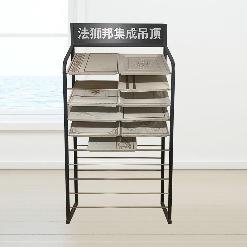 铝扣板展示架300*300集成吊顶展架450 600装饰天花扣板样品展示架
