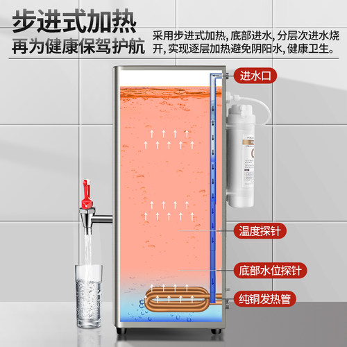 三鼎浮球式开水器开水机商用奶茶店电热水机吧台烧水器餐厅热水器
