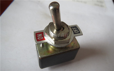 进口大钮子开关 3A125VAC 4脚2档摇头开关 开孔12MM