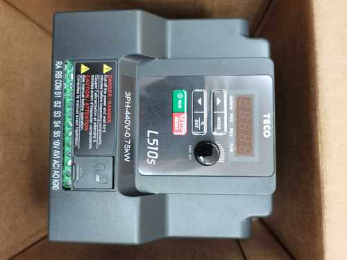 TECO东元变频器 L510S系列3PH-440V-0.75KW L510-401-SH3-NC 台安