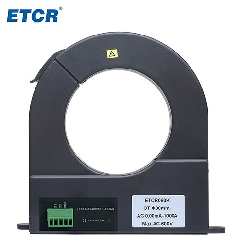 铱泰ETCR080K开合式漏电流传感器