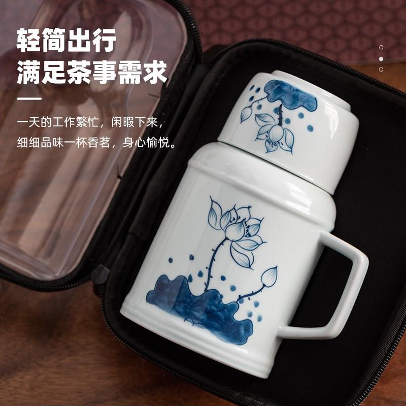 中式复古小暖壶泡茶杯办公室大容量创意陶瓷焖茶杯热水瓶喝水杯子