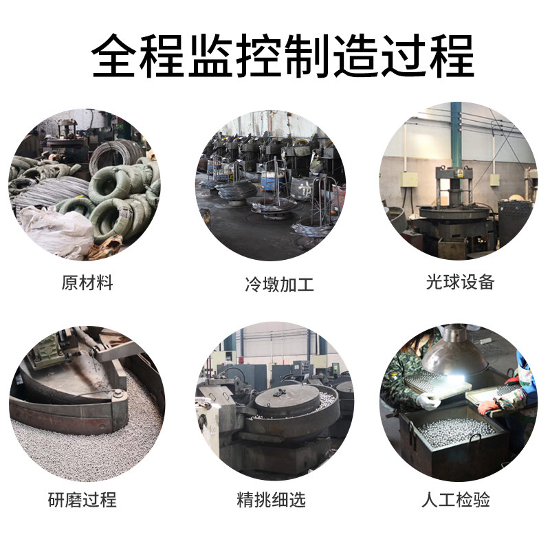 国标316L实心不锈钢球1/2/3/4/5/6/8/9/9.525毫米耐腐蚀环保不锈