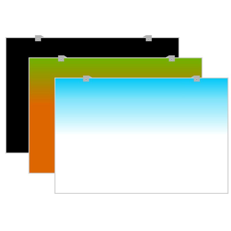 新款高亮鱼缸背景灯板七彩渐变鱼缸背景灯发光造景背景板鱼缸背景