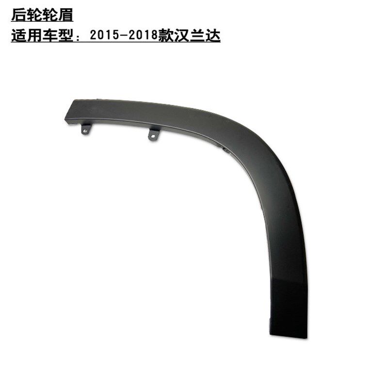 适用于2015~2018款汉兰达前后车门叶子板车轮轮眉防撞装饰条包围