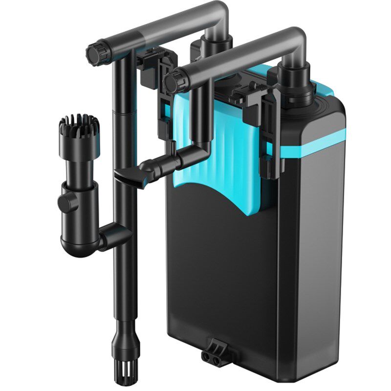 创宁鱼缸过滤器静音小型壁挂过滤桶外置低水位龟草缸净水循环系统