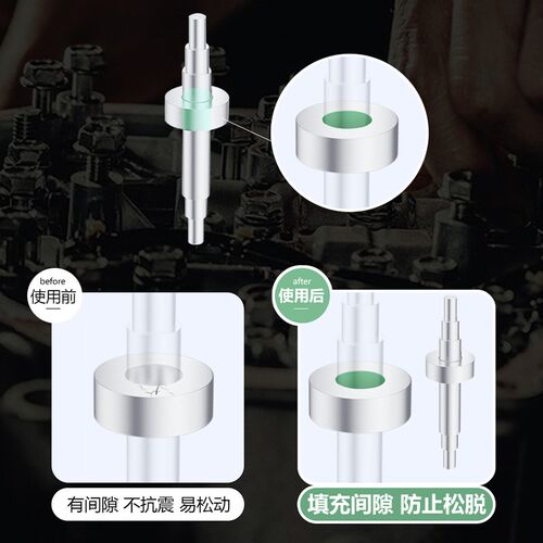 金士达K-609/620/638/648/680圆形固持胶厌氧胶耐高温轴承紧固胶