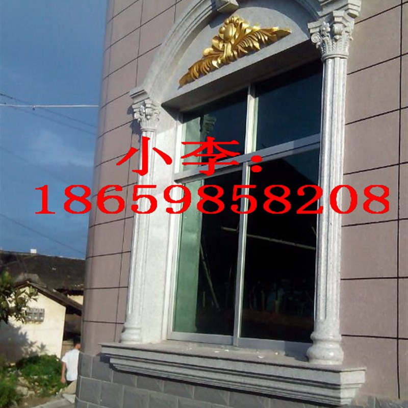 新欧式建筑模板加厚塑钢半圆罗马柱模具窗户模具窗套门套建筑模具