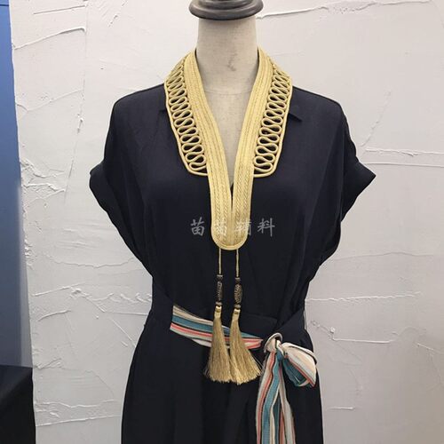 苗苗辅料 手工高档衣领装饰品 领花