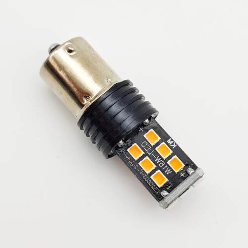 汽车LED刹车灯高亮爆闪P21W尾灯1157后雾灯泡12V改装1156通用T20