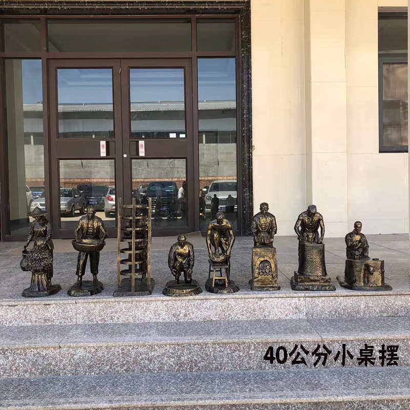 茶圣茶神陆羽雕像茶室雕塑摆件茶文化茶工艺流程制茶馆茶园
