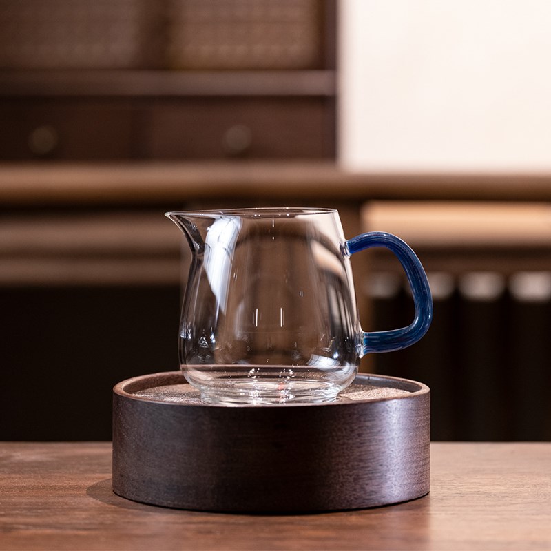 伴山棠 耐热玻璃公道杯高档手工分茶器日式加厚公杯匀杯家用茶具