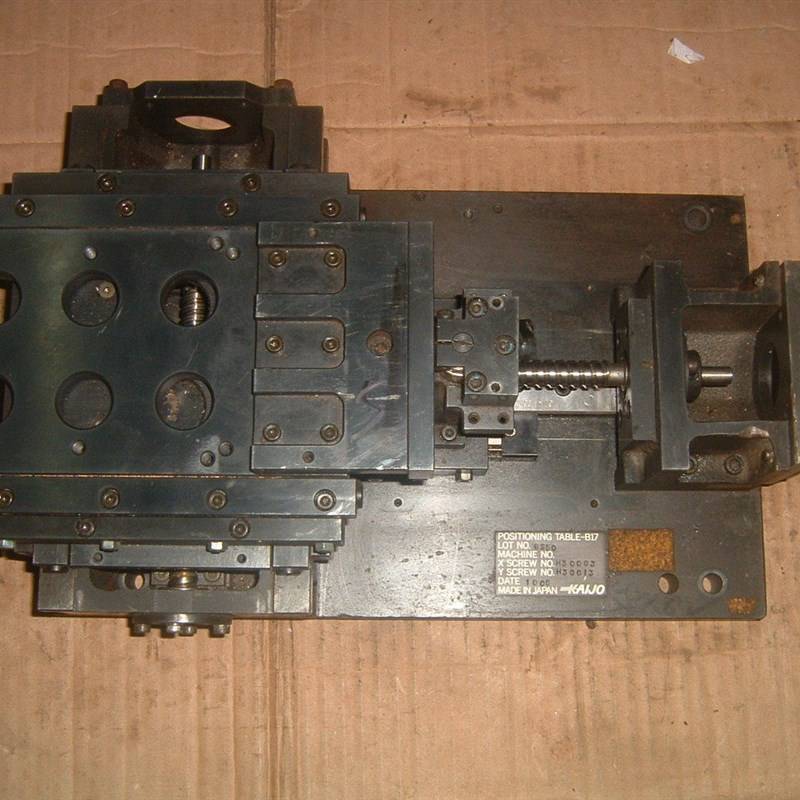 拆机日本KAIJO进口十字滑台 拖板 行程58mm*82mm 1205滚珠丝杆 5