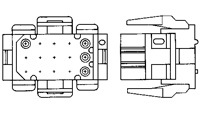 1-640519-0AMP/TE 安普/泰科 原装正品连接器红色2排4芯插头 热卖