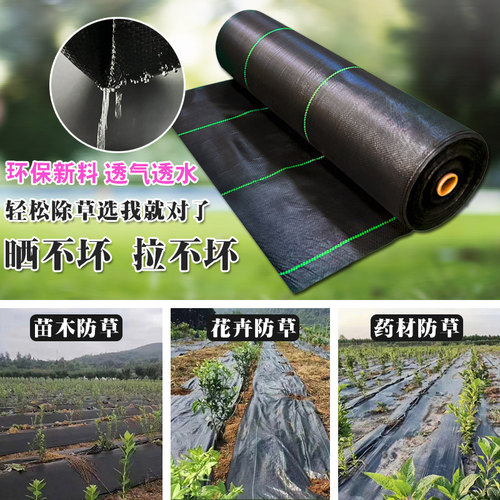 防草布除草布农用抗老化果园防草地膜果树保湿地布遮草盖草布地钉