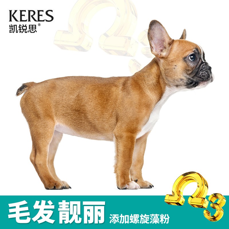 凯锐思 法斗狗粮幼犬成犬专用法国斗牛犬专用粮健骨靓毛40斤