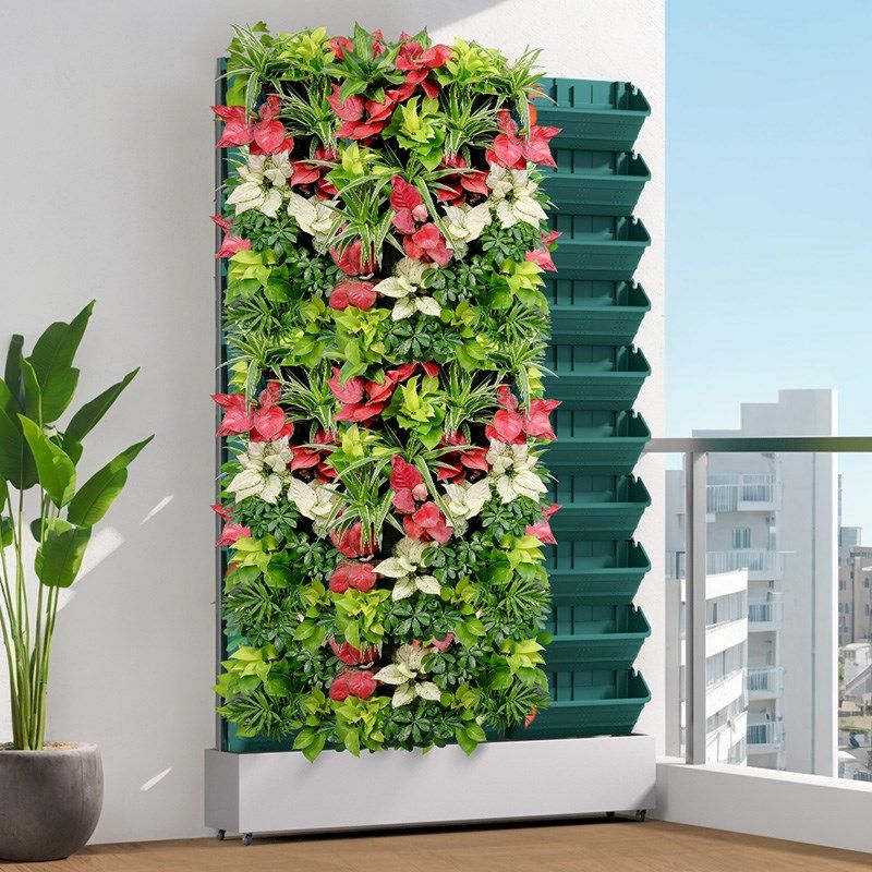 阳台花架2024新款种菜移动植物墙户外落地花盆架子多层蔬菜种植架