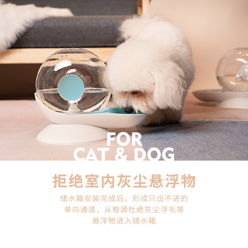 猫咪饮水机食盆不插电自动循环饮水器猫喝水碗宠物喂食喂水神器