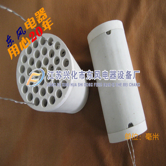 厂家供应吹塑机热风枪专用直径68蜂窝型36孔高温陶瓷发热芯加热芯