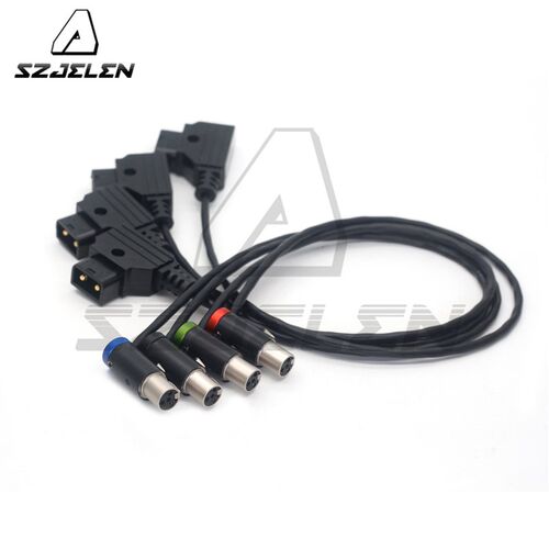 DTAP B口转短miniXLR4孔Sound devices 833/Scorpio 天蝎座电源线