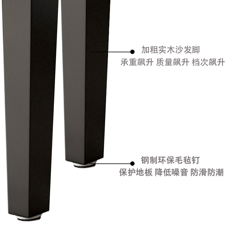 新中式沙发凳家用储物收纳凳客厅轻奢单人矮凳搁脚皮艺组合换鞋凳