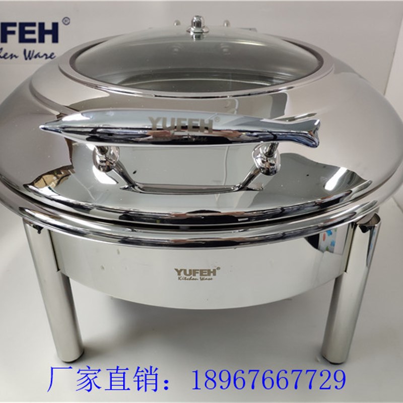 YUFEH宇辉1060液压翻盖可视汤炉 粥煲 自酒店助餐保温炉早餐炉