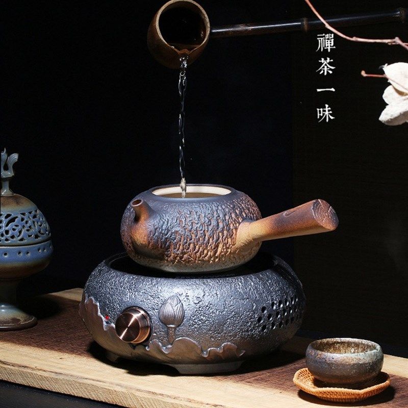 功夫茶炉大功率电陶炉陶铁壶温茶器静音磁炉陶土白茶煮茶家用烧水